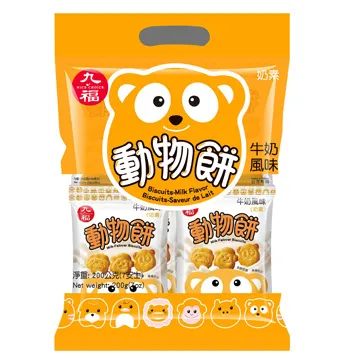 九福 動物造型餅 8小包 乳酸/岩鹽/牛奶風味 熱銷商品 傳統餅乾 現貨 蝦皮直送 歷史價格詳細信息