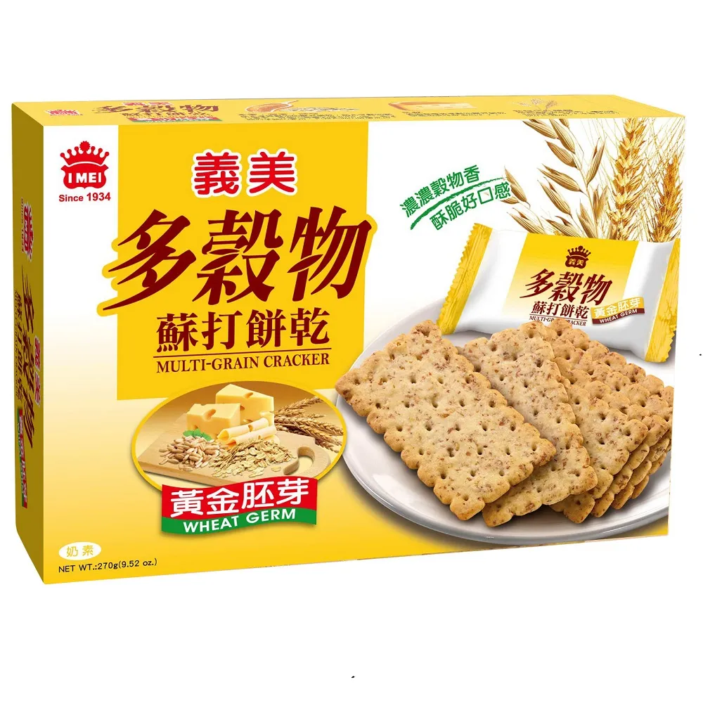 義美多穀物蘇打餅乾-芝麻燕麥270g【愛買】 歷史價格詳細信息