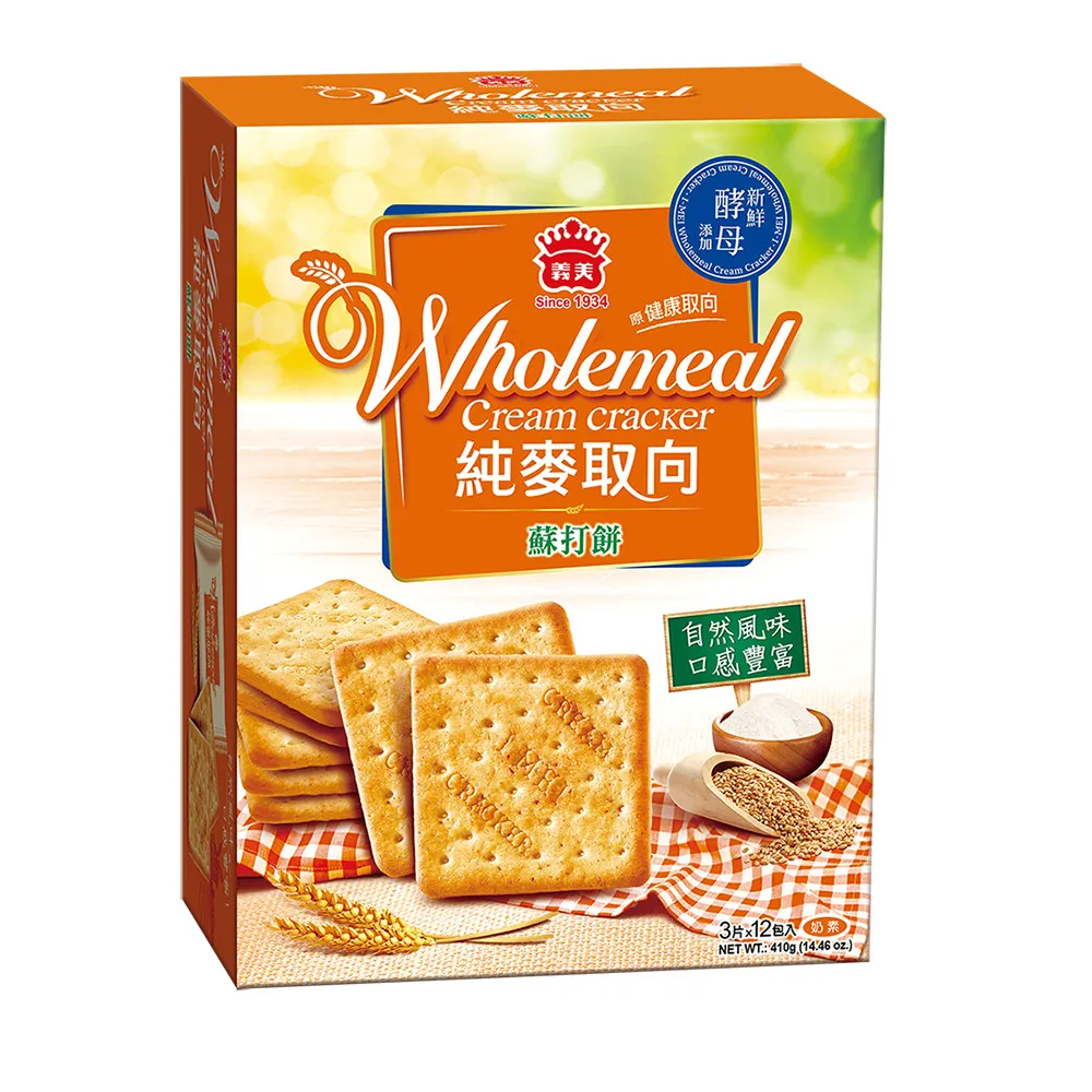 義美純麥取向蘇打餅乾(袋裝)341g【愛買】 歷史價格詳細信息