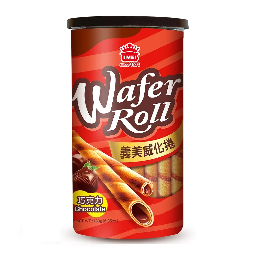 義美威化捲(巧克力)187g/盒  【大潤發】 歷史價格詳細信息