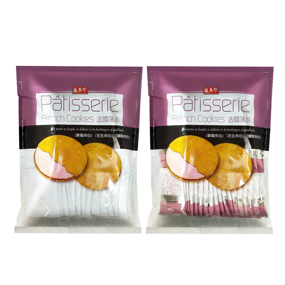 【盛香珍】法國薄酥(維也納咖啡口味)500g/包｜官方旗艦店 (餅乾量販包) 超取限購3包 歷史價格詳細信息