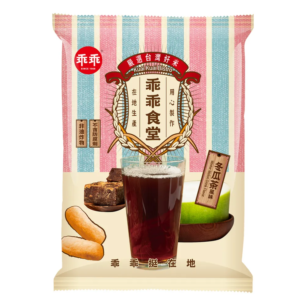 【乖乖】乖乖食堂米菓-冬瓜茶口味(60g*12包/箱) 歷史價格詳細信息
