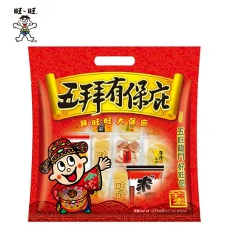 旺旺拜月半飽平安零食餅乾箱426G【愛買】 歷史價格詳細信息