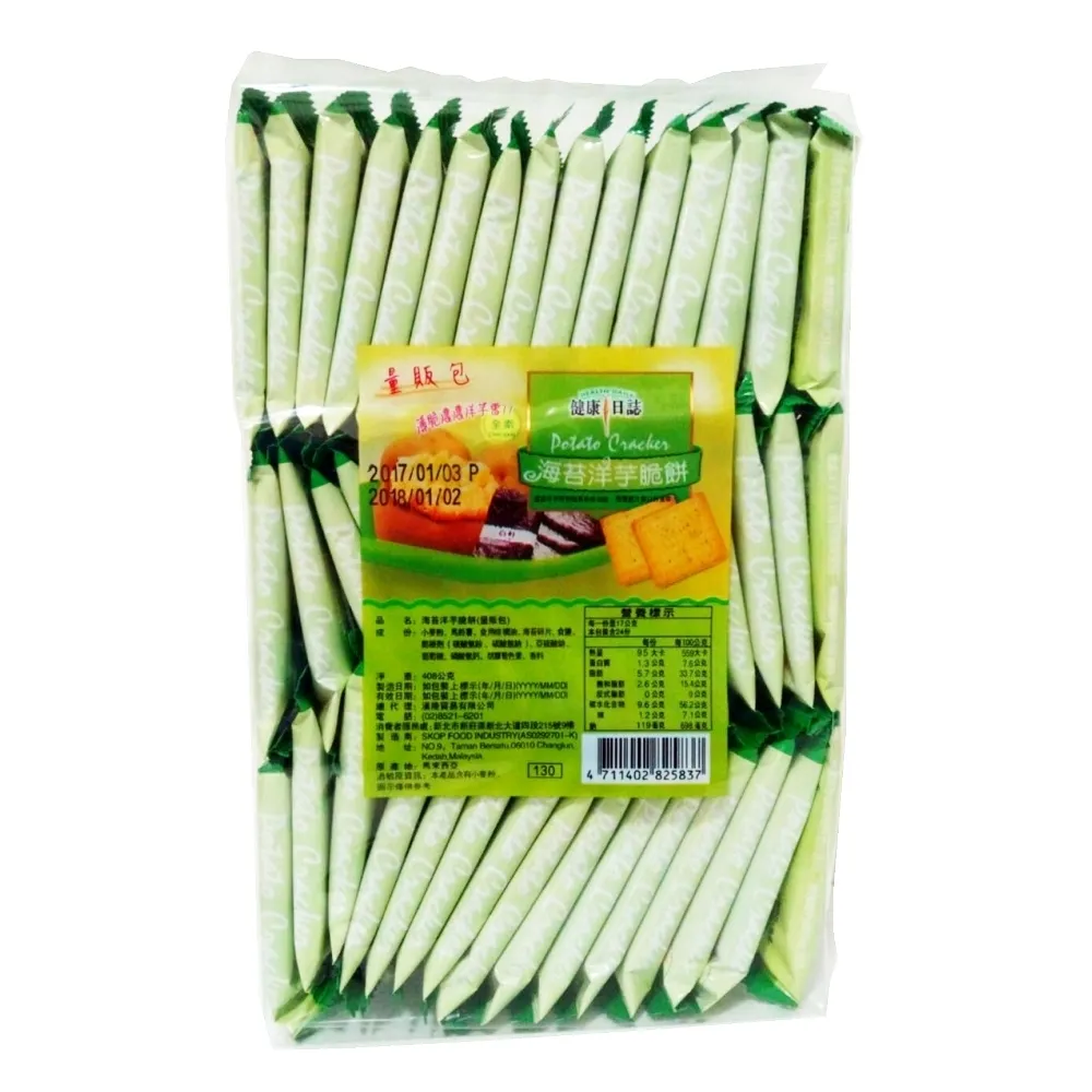 海苔洋芋脆餅量販包408 g 歷史價格詳細信息