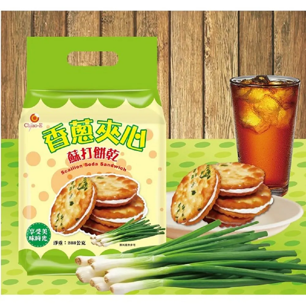 巧益 香蔥夾心蘇打餅 288g【家樂福】 歷史價格詳細信息