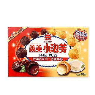 【義美】小泡芙雙口味組合包(美式賣場)(巧克力&牛奶/64公克x12包) 歷史價格詳細信息