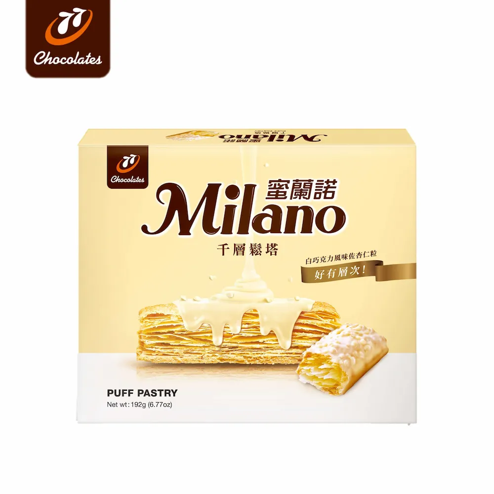 77蜜蘭諾千層鬆塔 192g/盒  【大潤發】 歷史價格詳細信息