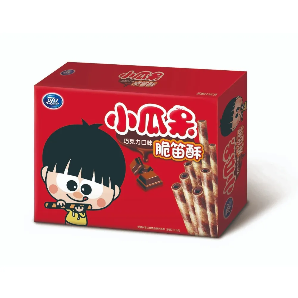 小瓜呆 脆笛酥 巧克力 草莓 牛奶 65g【佳瑪】經典 好吃 小孩最愛 酥脆 濃郁內餡 歷史價格詳細信息