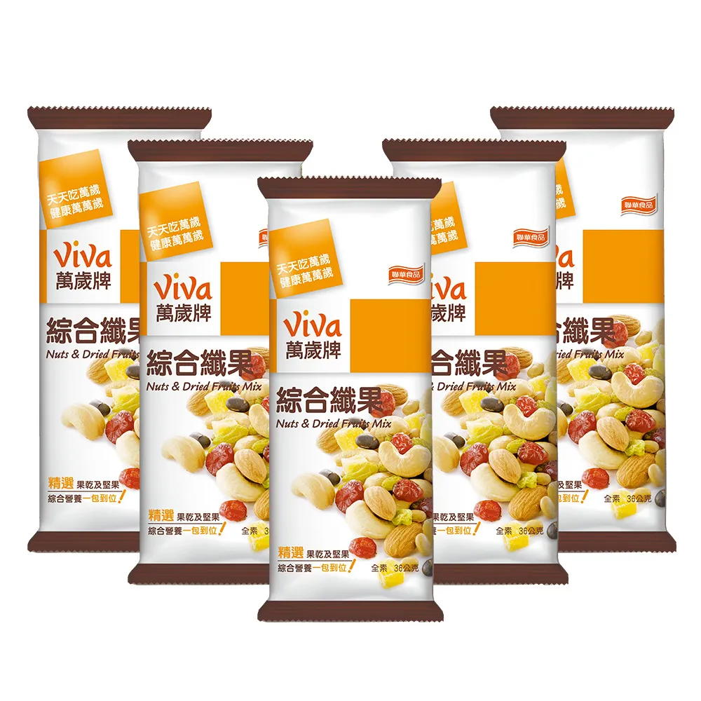 萬歲牌綜合纖果 36gx5包/盒  【大潤發】 歷史價格詳細信息