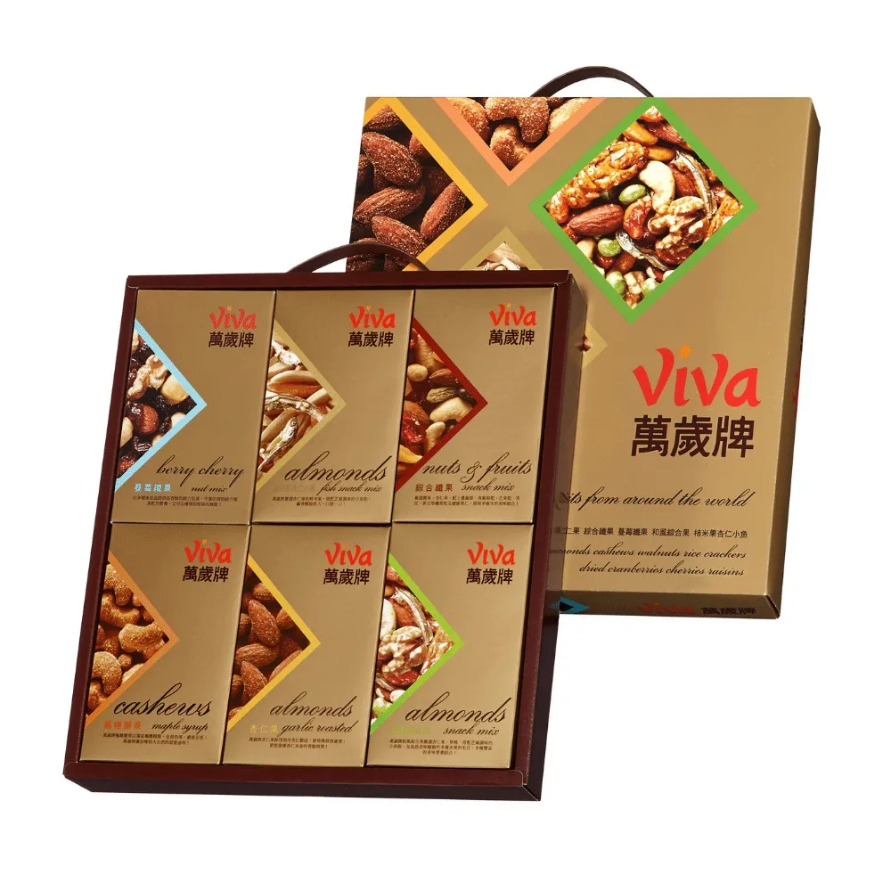 【萬歲牌】堅果禮盒(6種堅果)｜超商取貨限購2盒 歷史價格詳細信息