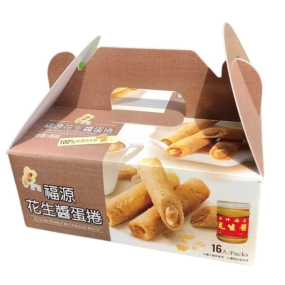 新竹福源 花生醬蛋捲(無附提袋)[2023年節禮盒] 320g【家樂福】 歷史價格詳細信息