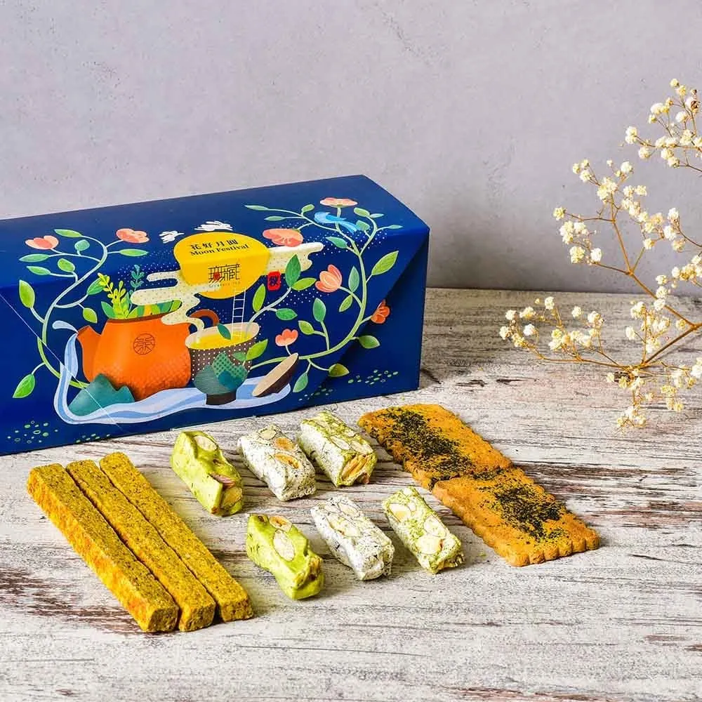 【茶食光光】炭焙烏龍茶起酥餅 天然棕櫚油減糖配方 天然澳洲海鹽調味 (15入盒裝) 歷史價格詳細信息