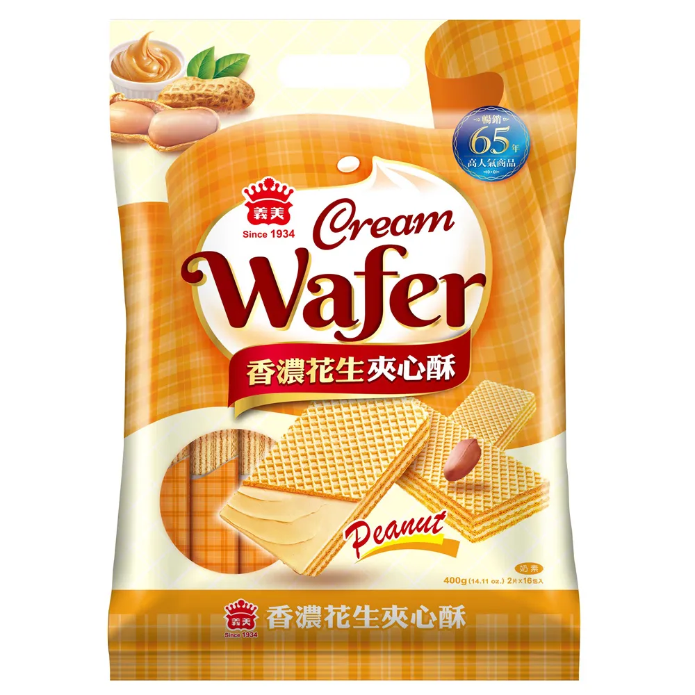 【義美】義美夾心酥香濃花生400g 歷史價格詳細信息