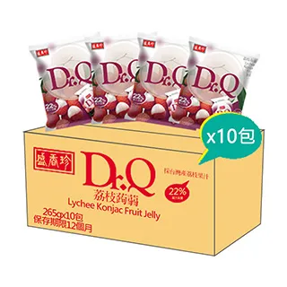 盛香珍Dr.Q荔枝蒟蒻190g  X團購 10入 歷史價格詳細信息