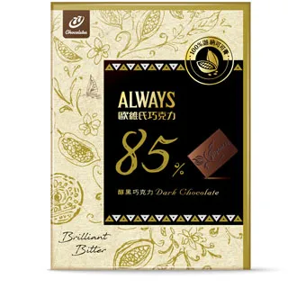 歐維氏-85%醇黑巧克力-77g-2入 歷史價格詳細信息