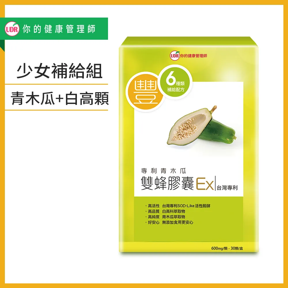 UDR青木瓜雙蜂膠囊EX（30顆），青木瓜萃取物，蜂王乳萃取物，UDR 青木瓜 雙蜂膠囊 歷史價格詳細信息
