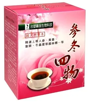 參冬四物沖泡式養生茶包(5包/盒) 歷史價格詳細信息