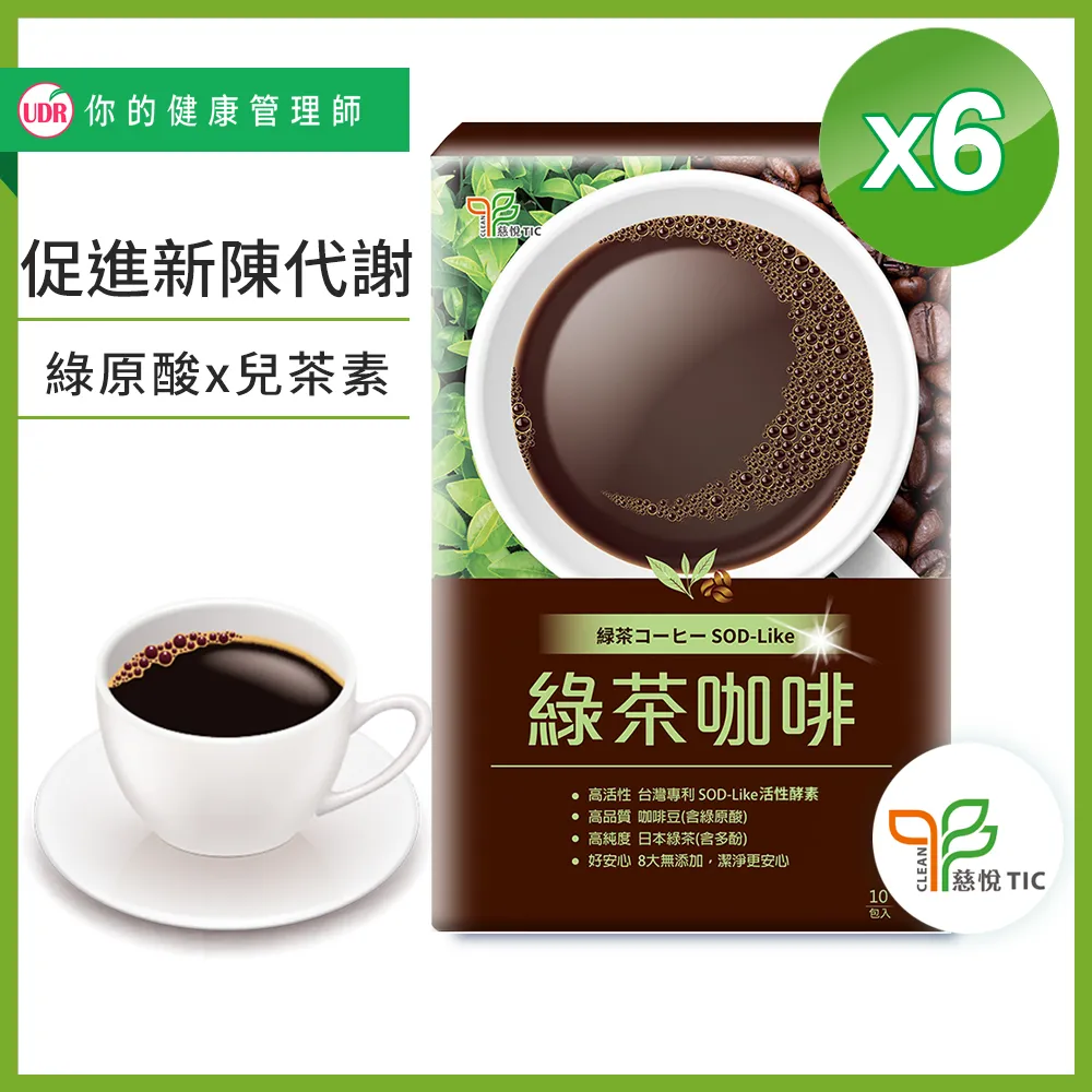 UDR綠拿鐵專利SOD酵素飲EX x6盒 歷史價格詳細信息