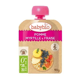 【法國Babybio】生機蘋果草莓纖果泥90gX12 歷史價格詳細信息