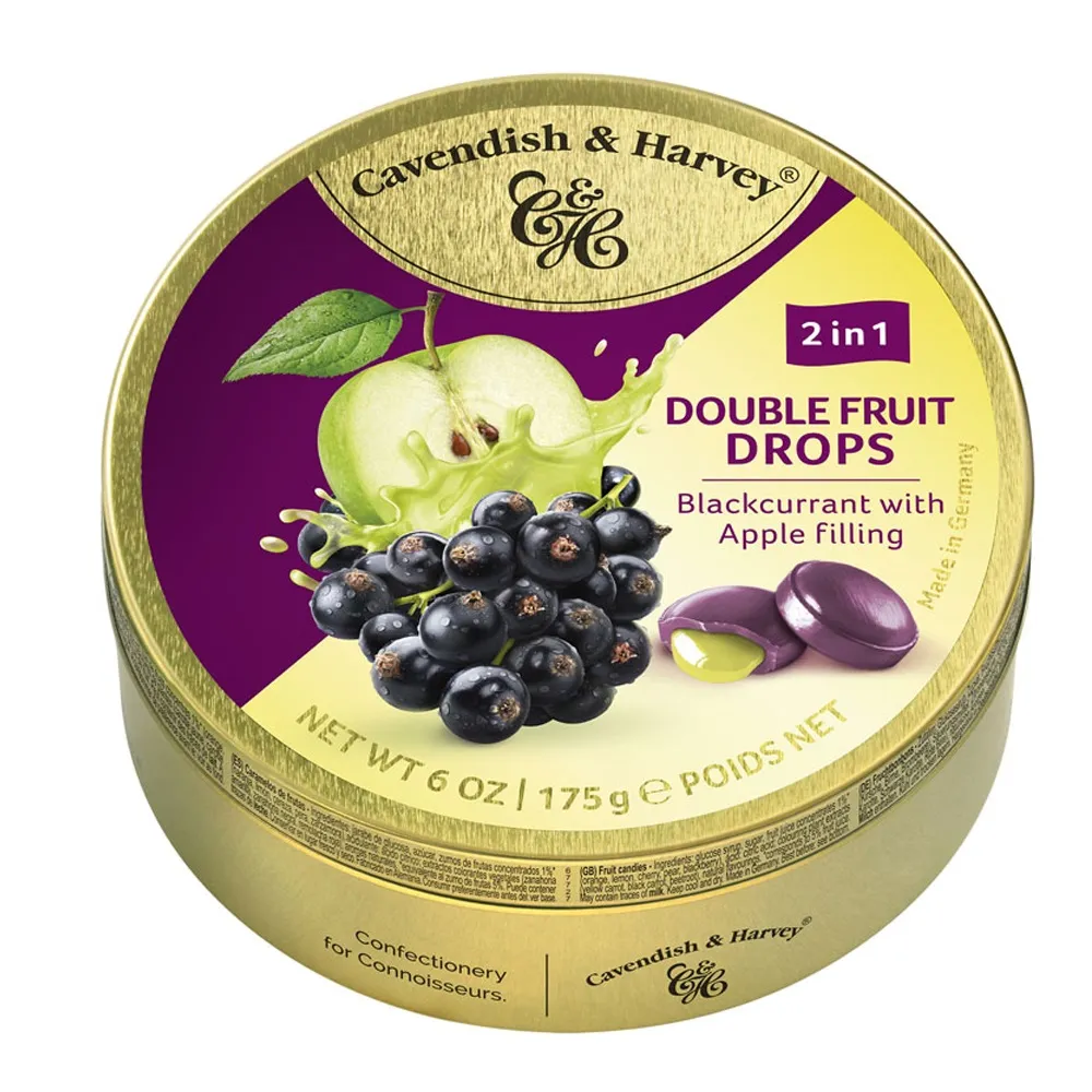 【卡恩迪許】黑加侖蘋果夾心水果糖175G 歷史價格詳細信息