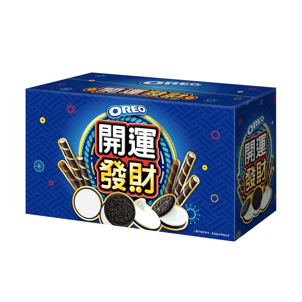 OREO 開運發財箱/澎派好運箱 香草夾心餅乾 OREO捲心酥 410.4g【佳瑪】中元普渡 拜拜禮盒 送依必朗濕紙巾 歷史價格詳細信息