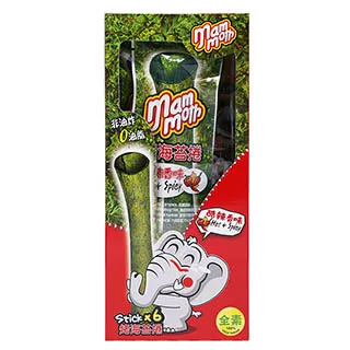 【MM象】泰式烤海苔捲-香烤魷魚味(3gX6入) x5 歷史價格詳細信息