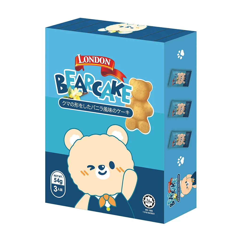 LONDON 熊熊造型蛋糕-柳橙風味3入(54g) 歷史價格詳細信息