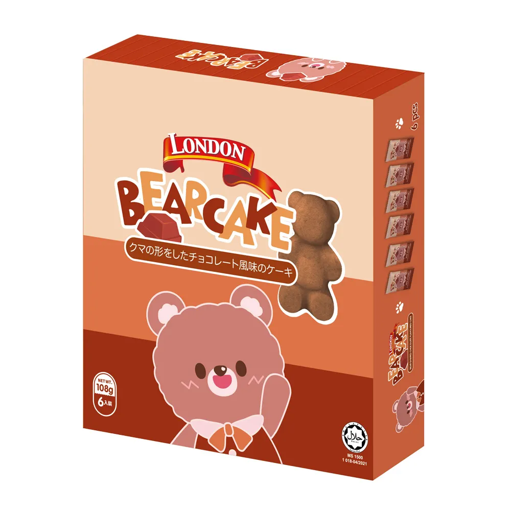LONDON 熊熊造型蛋糕-柳橙風味3入(54g) 歷史價格詳細信息