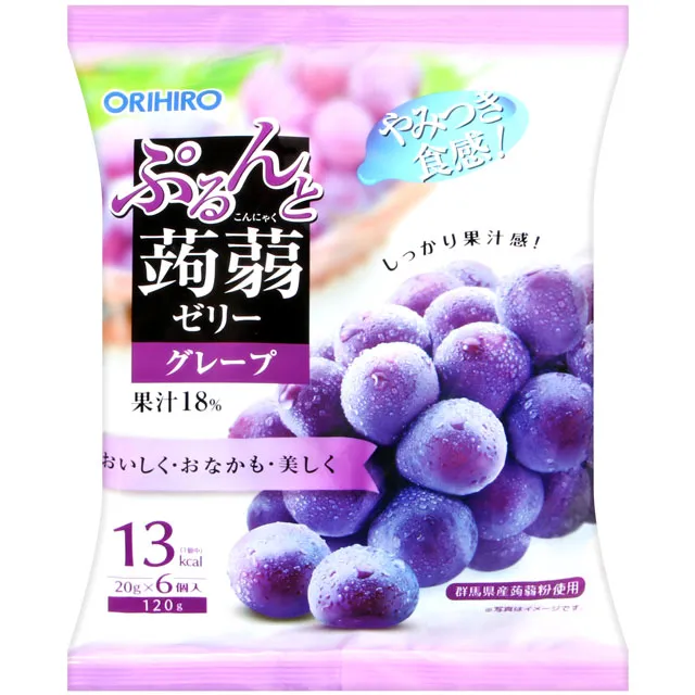 ORIHIRO 蒟蒻果凍-葡萄風味 120g【Donki日本唐吉訶德】orihro 歷史價格詳細信息