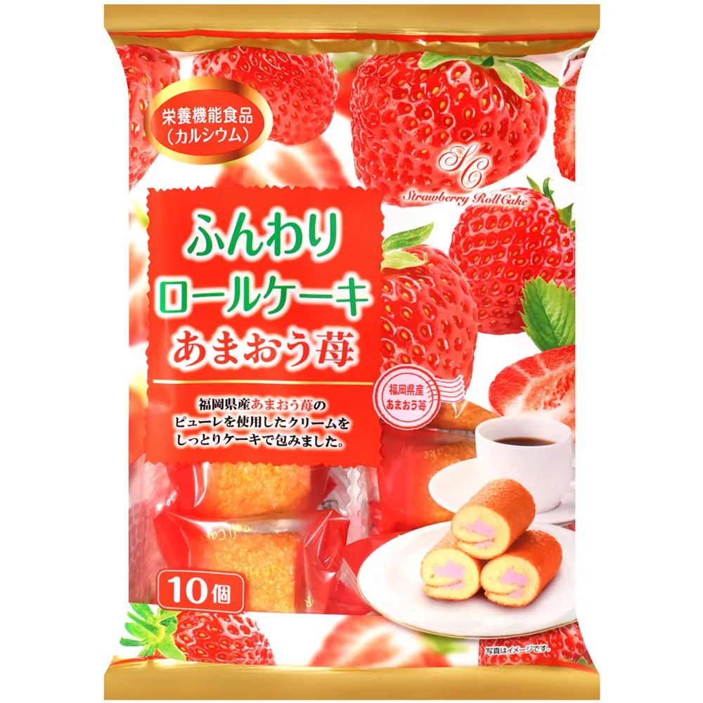 山內製菓 甘王草莓捲心蛋糕 160g【Donki日本唐吉訶德】 歷史價格詳細信息