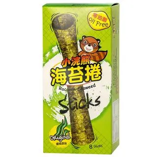 【小浣熊】零油脂烤海苔50gx6包_(經典辣味) 歷史價格詳細信息