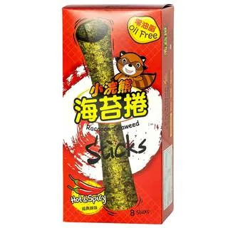 【小浣熊】零油脂烤海苔50gx6包_(經典辣味) 歷史價格詳細信息