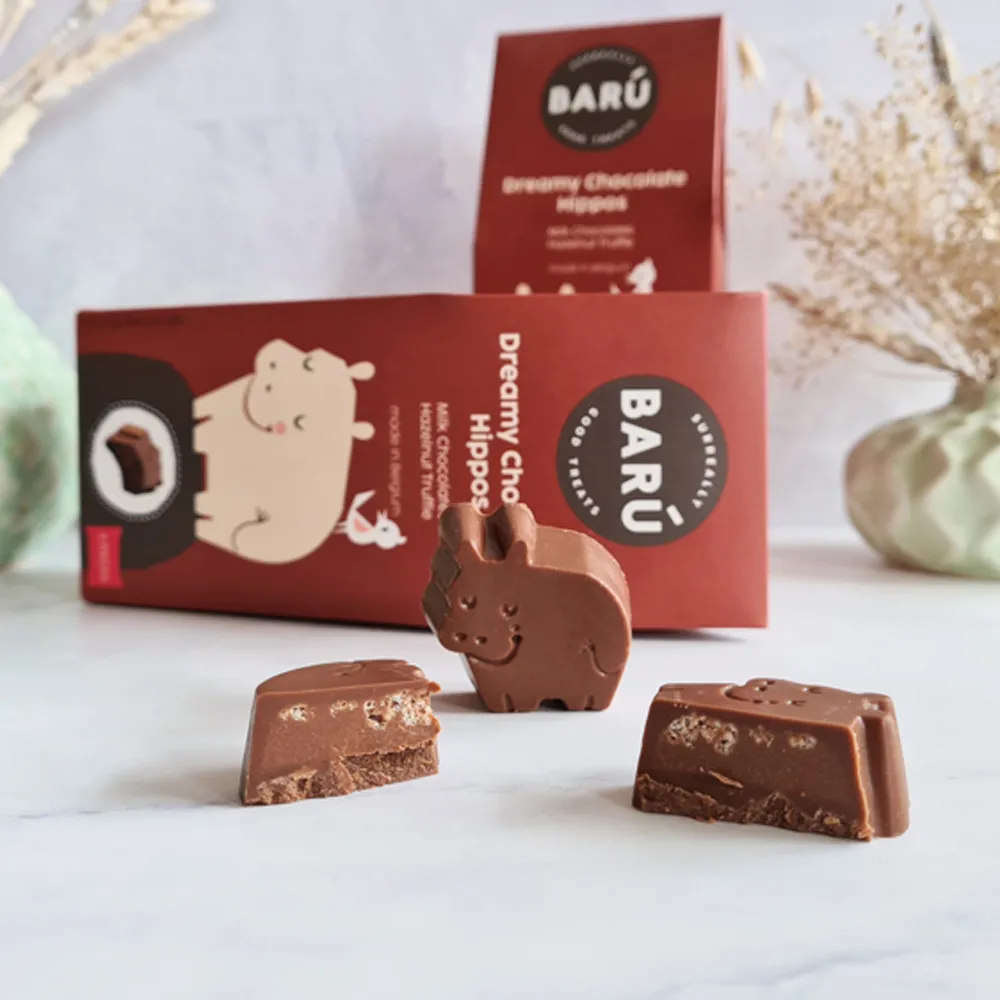 【BAR&Uacute;】比利時河馬巧克力2入組(松露榛果﹧焦糖海鹽) 價格比較,價格查詢,歷史價格詳細信息