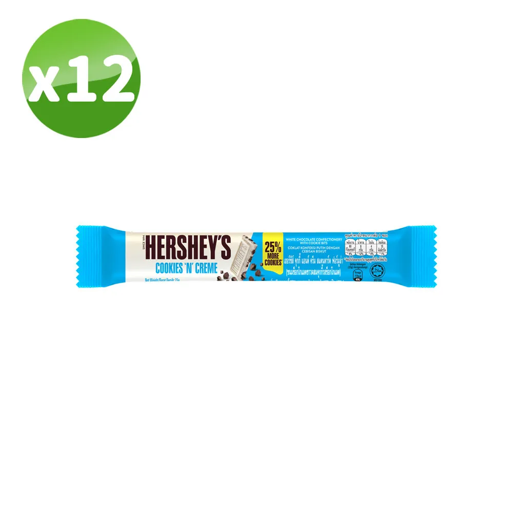 《好時 Hersheys》夾餡巧酥白巧克力12入(15gx12) 價格比較,價格查詢,歷史價格詳細信息