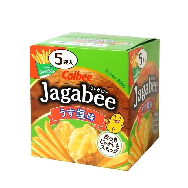 日本 加卡比薯條盒裝 鹽味 5袋入 Jagabee Calbee 歷史價格詳細信息