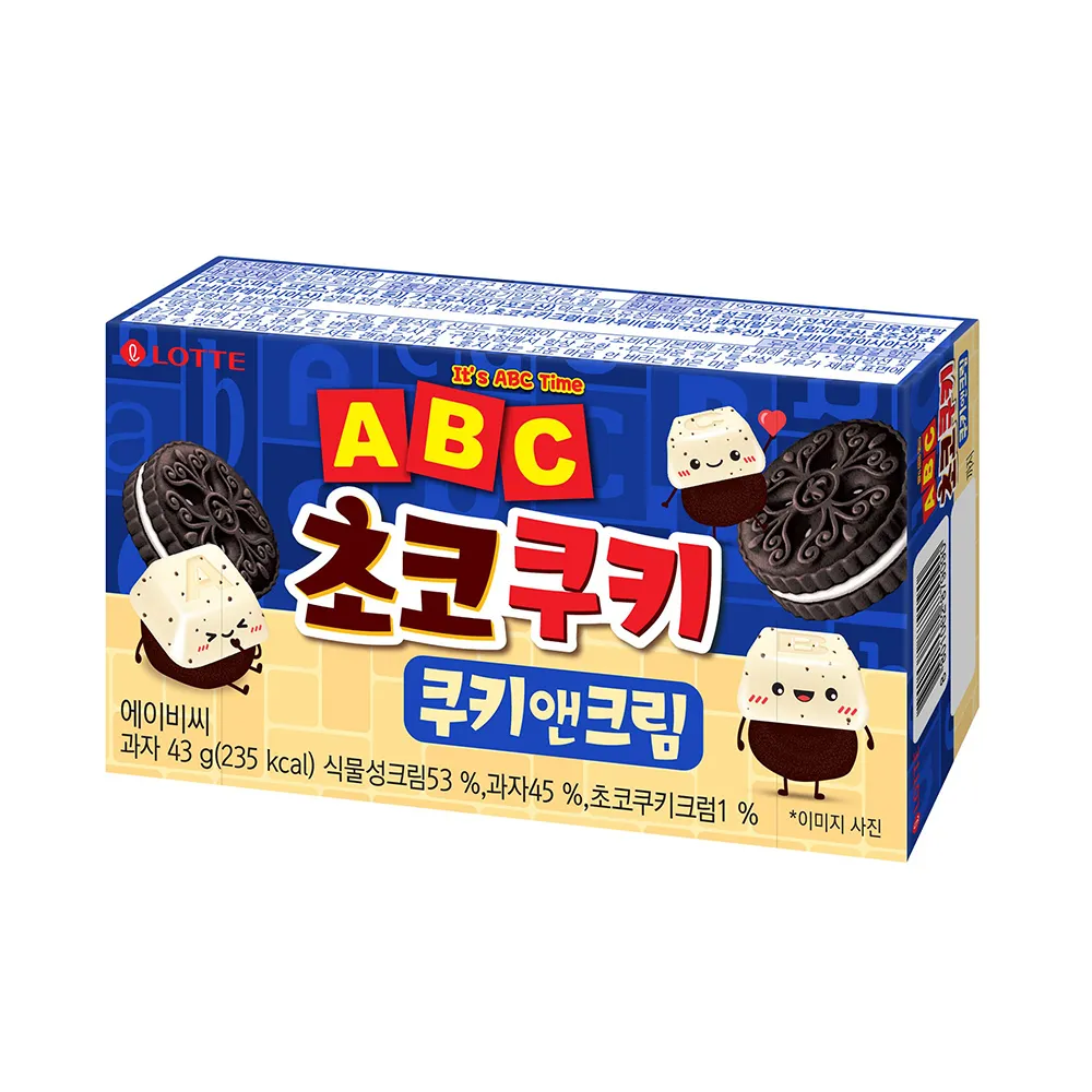 韓國 樂天 字母巧克力餅乾/香草風味可可餅乾 韓國熱銷零食 蝦皮直送 現貨 歷史價格詳細信息