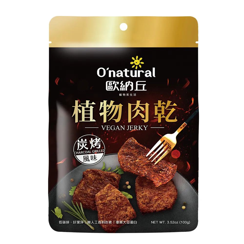 歐納丘植物肉乾-碳烤風味100g克 x 1Bag袋【家樂福】 歷史價格詳細信息