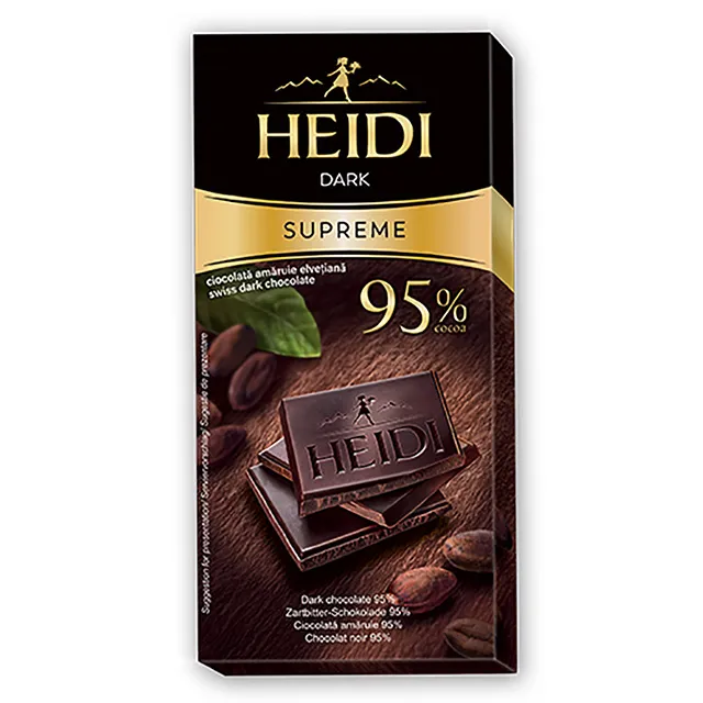赫蒂Heidi黑巧克力80g-多款任選 歷史價格詳細信息