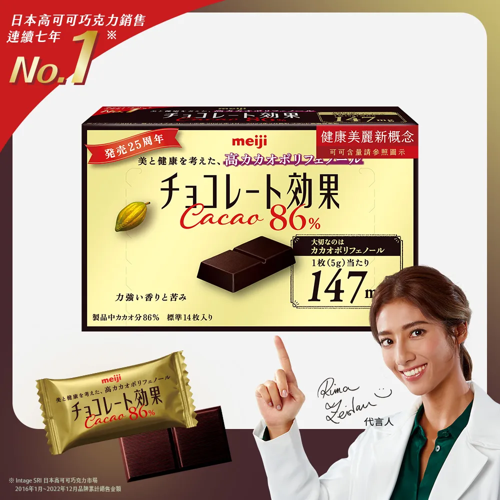 明治meiji 巧克力效果CACAO- 72% / 86% / 95% 歷史價格詳細信息