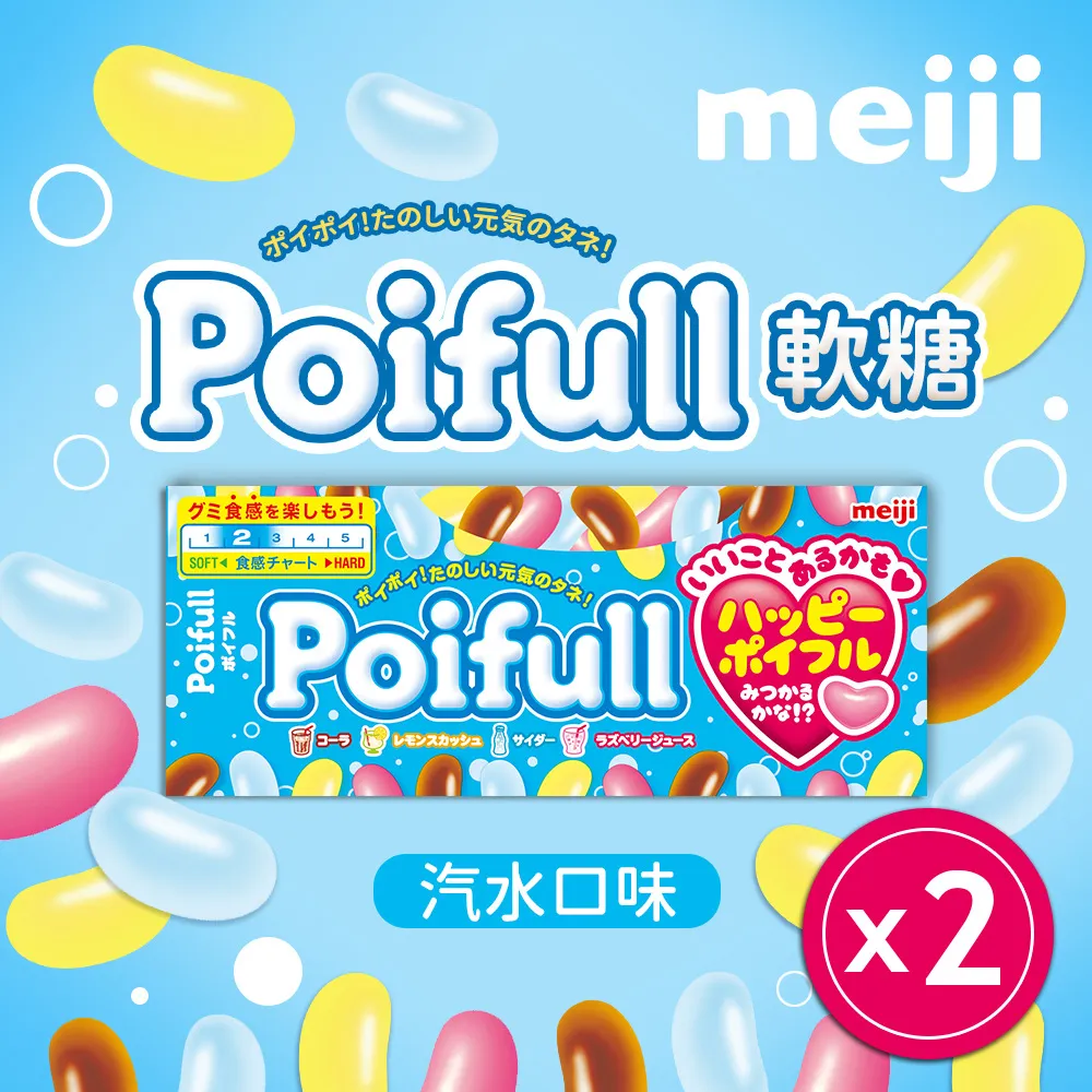 明治meiji Poifull軟糖 - 綜合水果/汽水 53g 歷史價格詳細信息