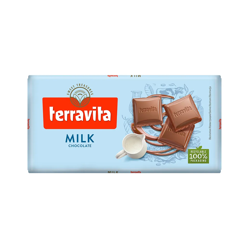 Terravita 巧克力(100g/片-牛奶)[大買家] 歷史價格詳細信息