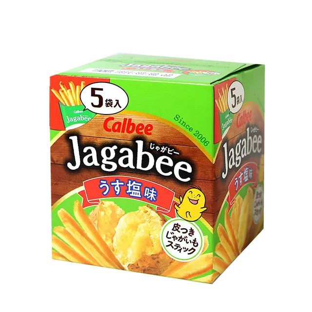 日本 加卡比薯條盒裝 鹽味 5袋入 Jagabee Calbee 歷史價格詳細信息