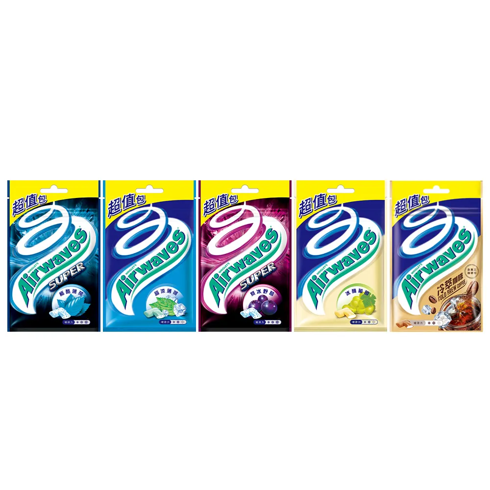 Airwaves 無糖口香糖 [超值10包組] 極酷嗆涼/超涼薄荷/紫冰野莓 現貨 蝦皮直送 (部分即期) 歷史價格詳細信息