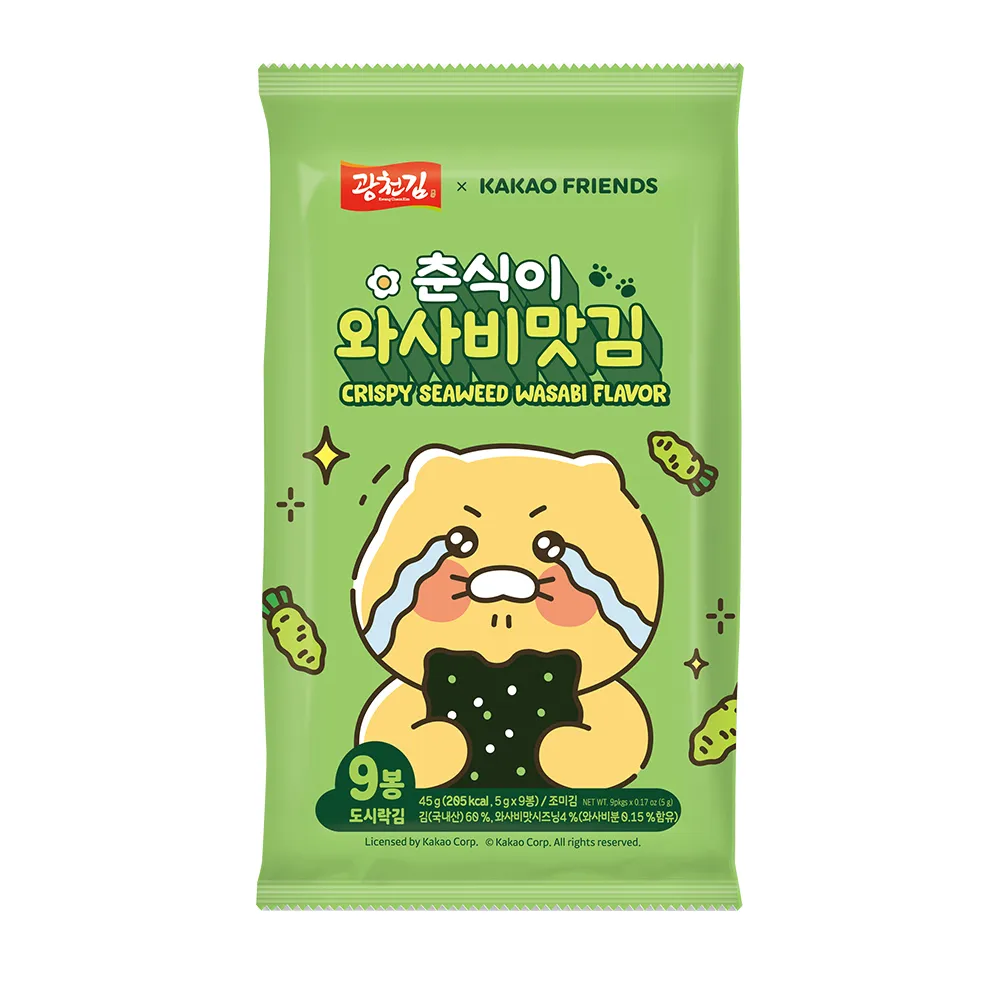 【韓味不二】春植海苔(辣味)16入(5G*16) 歷史價格詳細信息