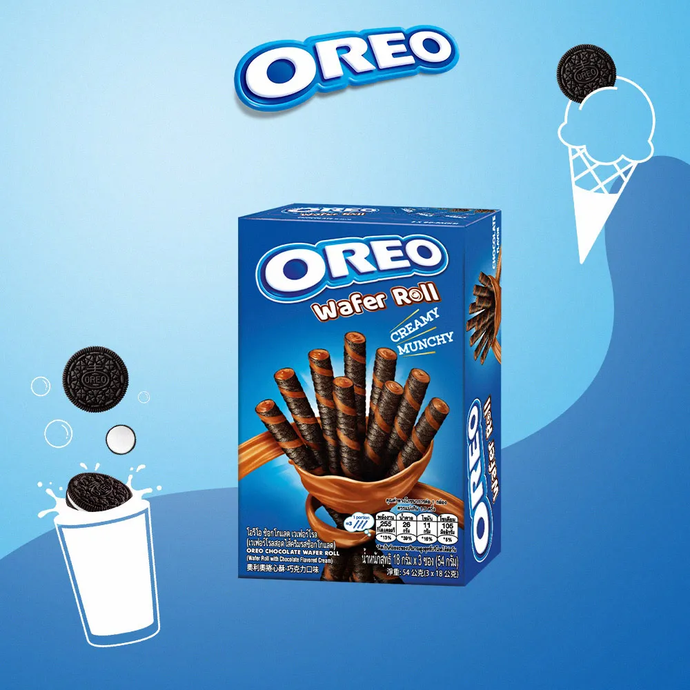 【OREO】奧利奧捲心酥-香草口味216g 歷史價格詳細信息