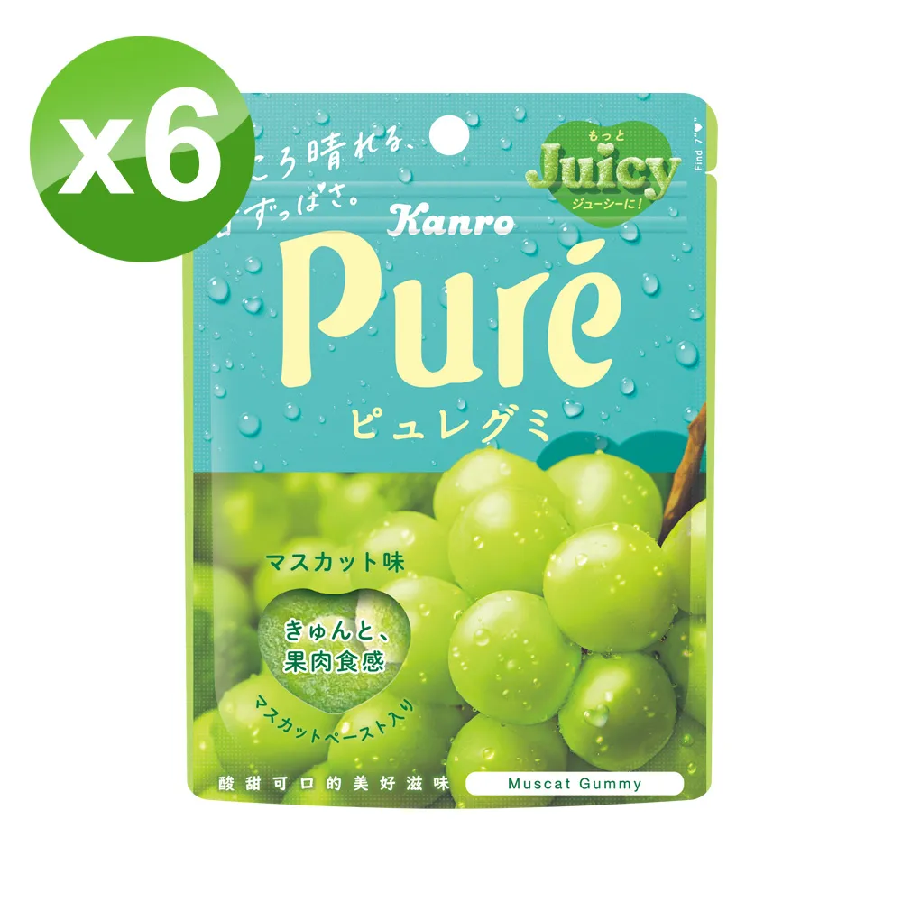 甘樂Kanro Pure鮮果實軟糖 - 芒果 54g 歷史價格詳細信息