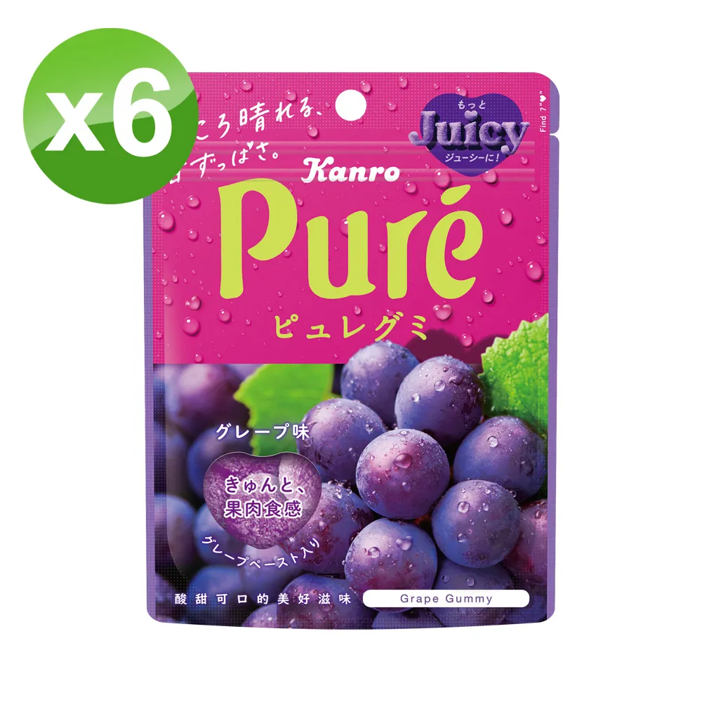 甘樂Kanro Pure鮮果實軟糖 - 芒果 54g 歷史價格詳細信息