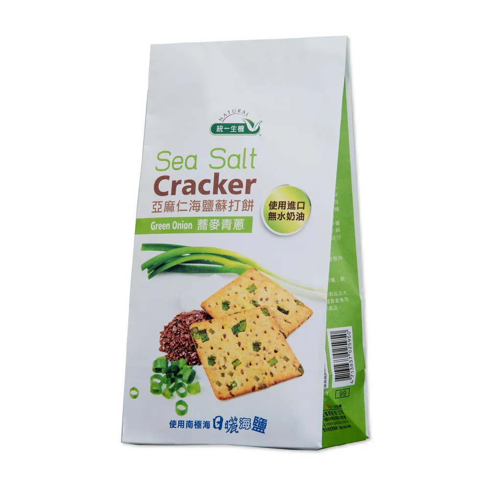 【統一生機】亞麻仁海鹽蘇打餅-蕎麥椒鹽 (168g/袋) 早安健康嚴選 歷史價格詳細信息