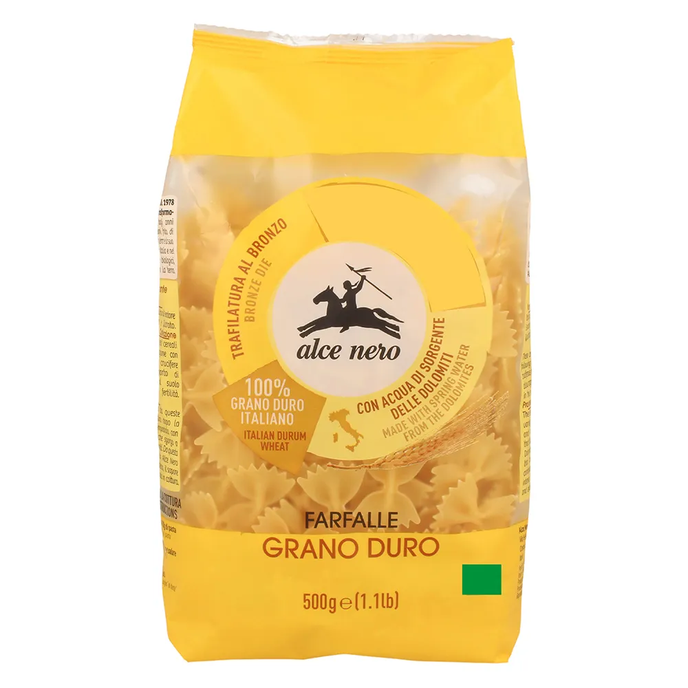 【alce nero尼諾】杜蘭蝴蝶麵500g 歷史價格詳細信息