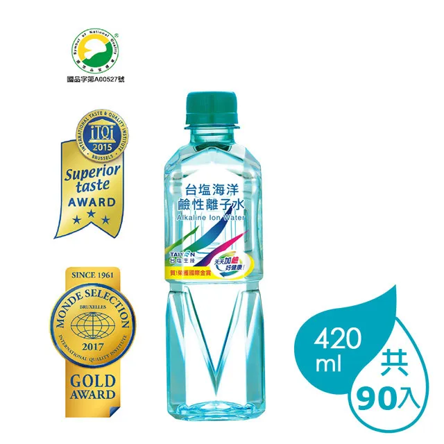 【台鹽】海洋鹼性離子水420mlx30入/箱(卡娜赫拉包裝限定款-四款隨機出貨) 歷史價格詳細信息